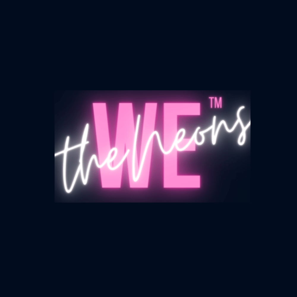 WE THE NEONS - Create an Enticing Logo Display Website.Pink Dark Blue Modern Minimalist Letter P Logo (2)